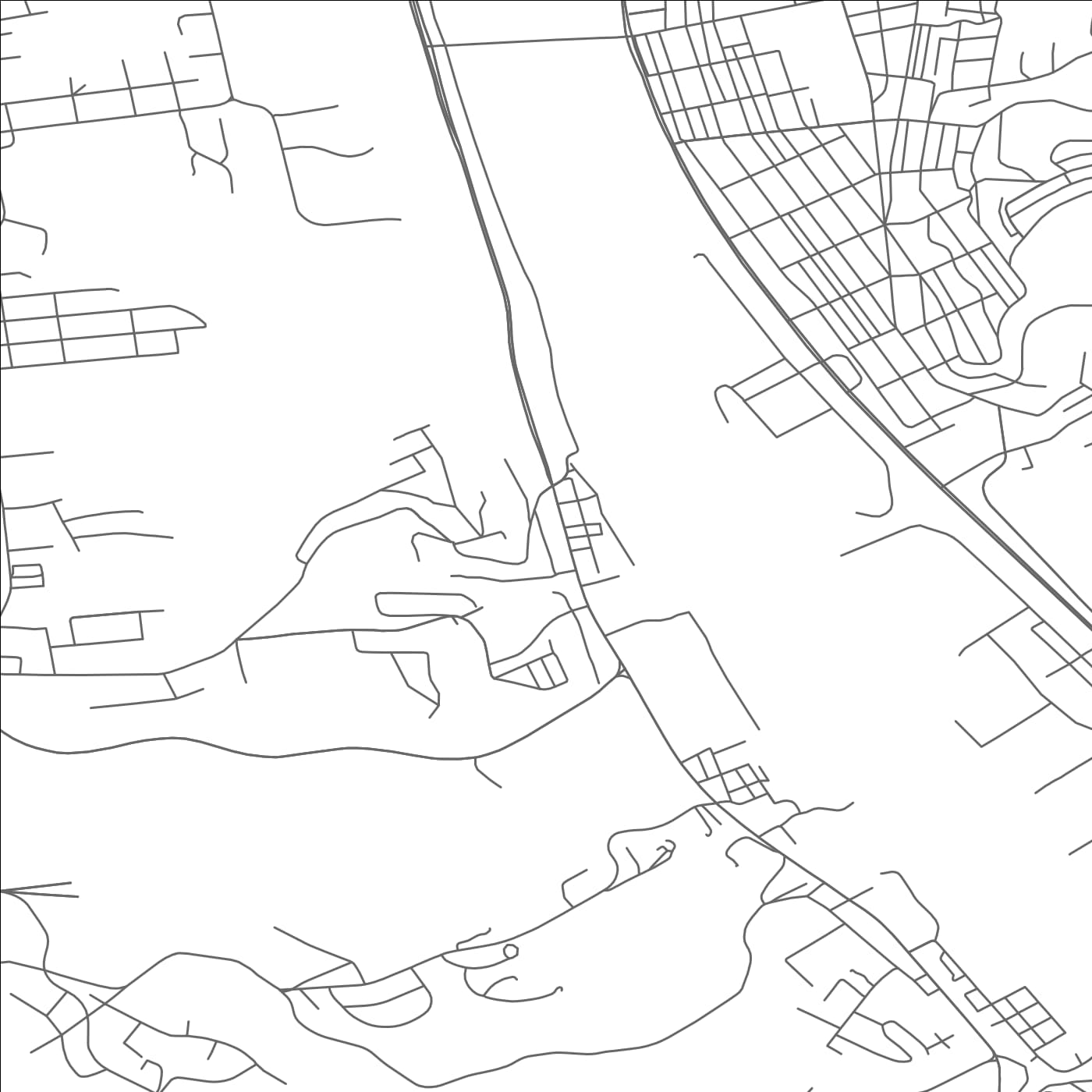 ROAD MAP OF SOUTH HEIGHTS, PENNSYLVANIA BY MAPBAKES