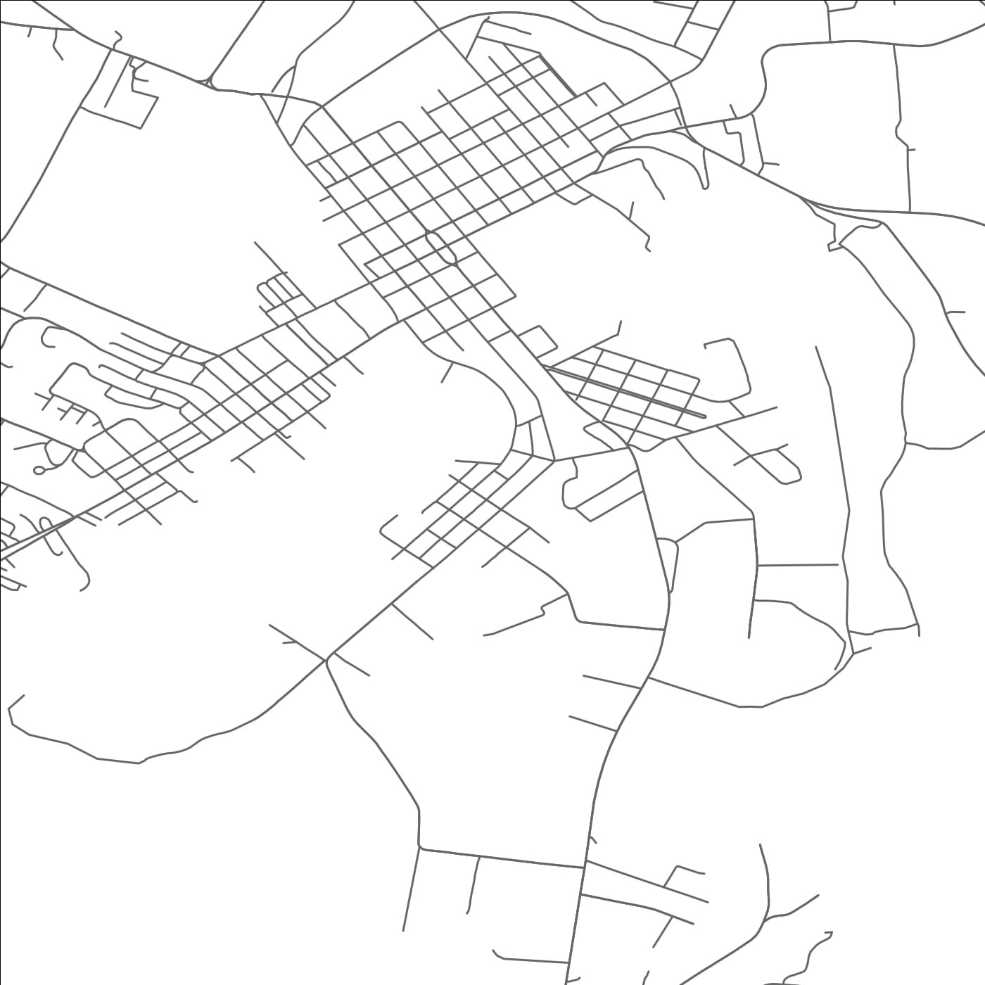 ROAD MAP OF SOUTH PHILIPSBURG, PENNSYLVANIA BY MAPBAKES