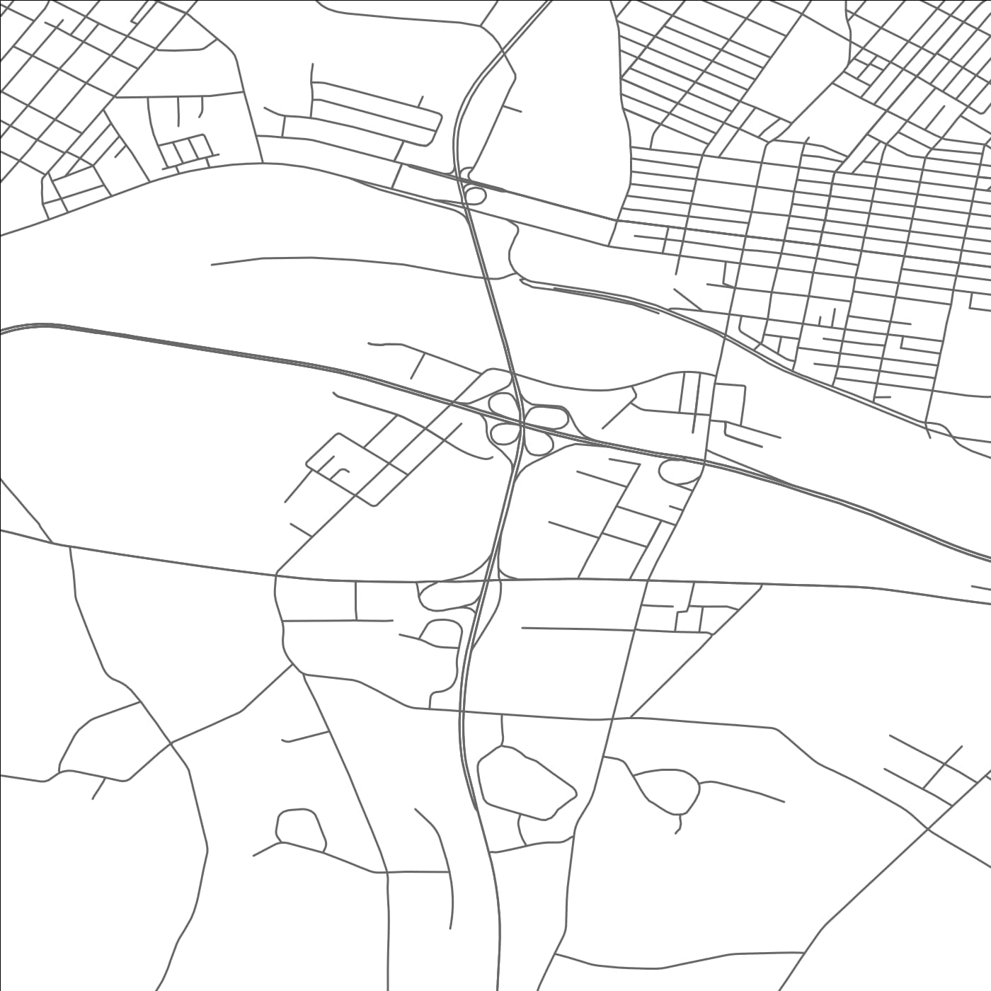 ROAD MAP OF SOUTH POTTSTOWN, PENNSYLVANIA BY MAPBAKES