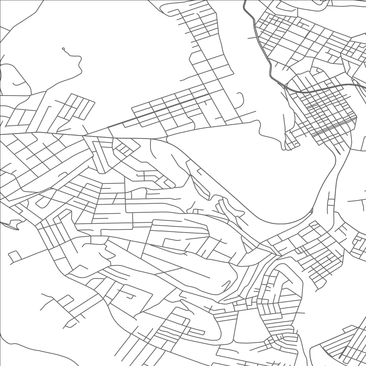 ROAD MAP OF SOUTHMONT, PENNSYLVANIA BY MAPBAKES