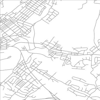 ROAD MAP OF ST. LAWRENCE, PENNSYLVANIA BY MAPBAKES