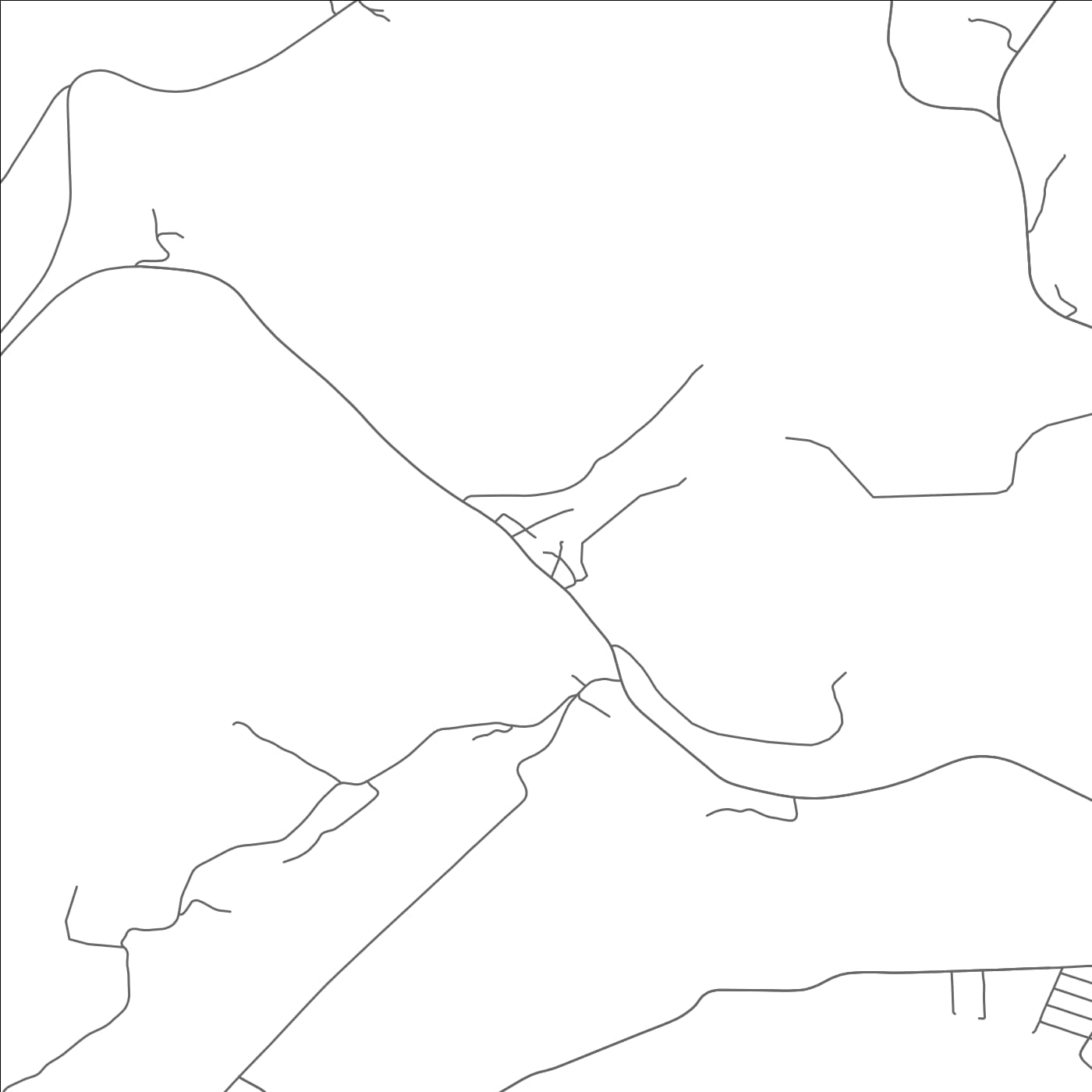 ROAD MAP OF STAINT CLAIR, PENNSYLVANIA BY MAPBAKES