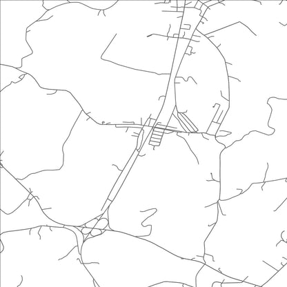 ROAD MAP OF STAR JUNCTION, PENNSYLVANIA BY MAPBAKES