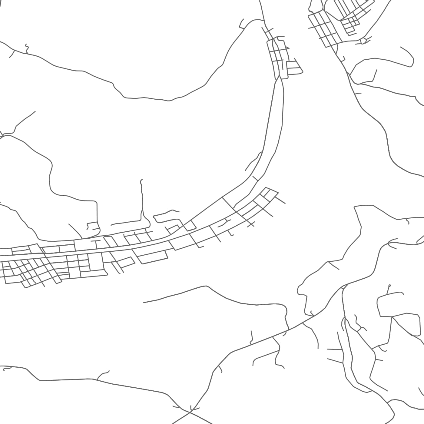 ROAD MAP OF STOCKDALE, PENNSYLVANIA BY MAPBAKES