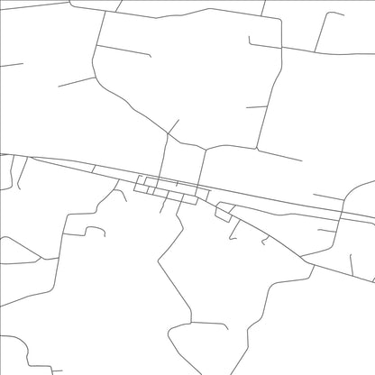 ROAD MAP OF STOUCHSBURG, PENNSYLVANIA BY MAPBAKES