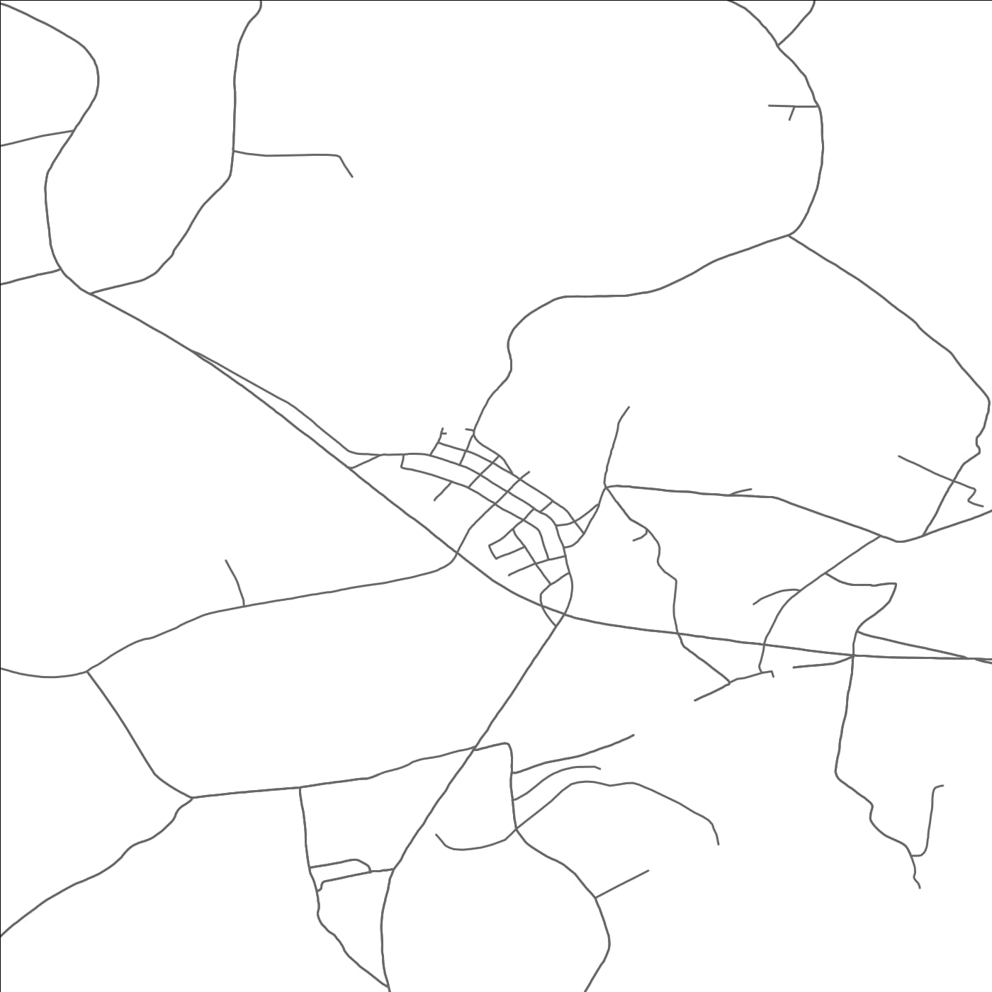 ROAD MAP OF STOYSTOWN, PENNSYLVANIA BY MAPBAKES