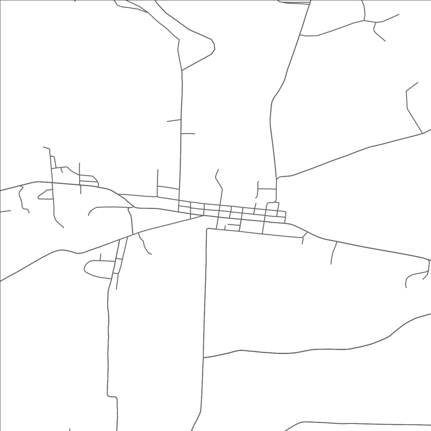 ROAD MAP OF STRATTANVILLE, PENNSYLVANIA BY MAPBAKES