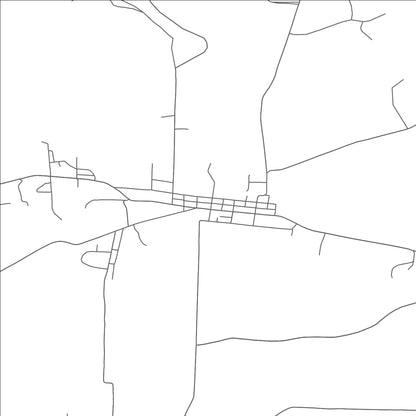 ROAD MAP OF STRATTANVILLE, PENNSYLVANIA BY MAPBAKES