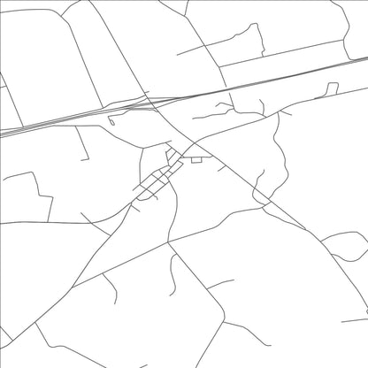 ROAD MAP OF STRAUSSTOWN, PENNSYLVANIA BY MAPBAKES