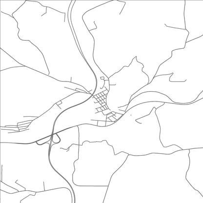 ROAD MAP OF SUMMERHILL, PENNSYLVANIA BY MAPBAKES