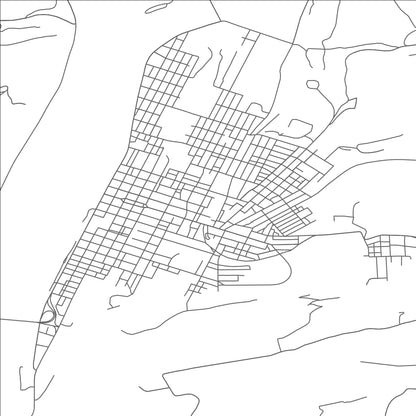 ROAD MAP OF SUNBURY, PENNSYLVANIA BY MAPBAKES