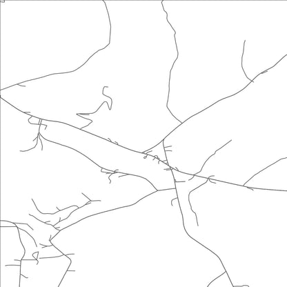 ROAD MAP OF SWEDEN VALLEY, PENNSYLVANIA BY MAPBAKES