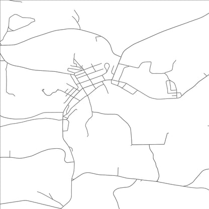 ROAD MAP OF SYKESVILLE, PENNSYLVANIA BY MAPBAKES