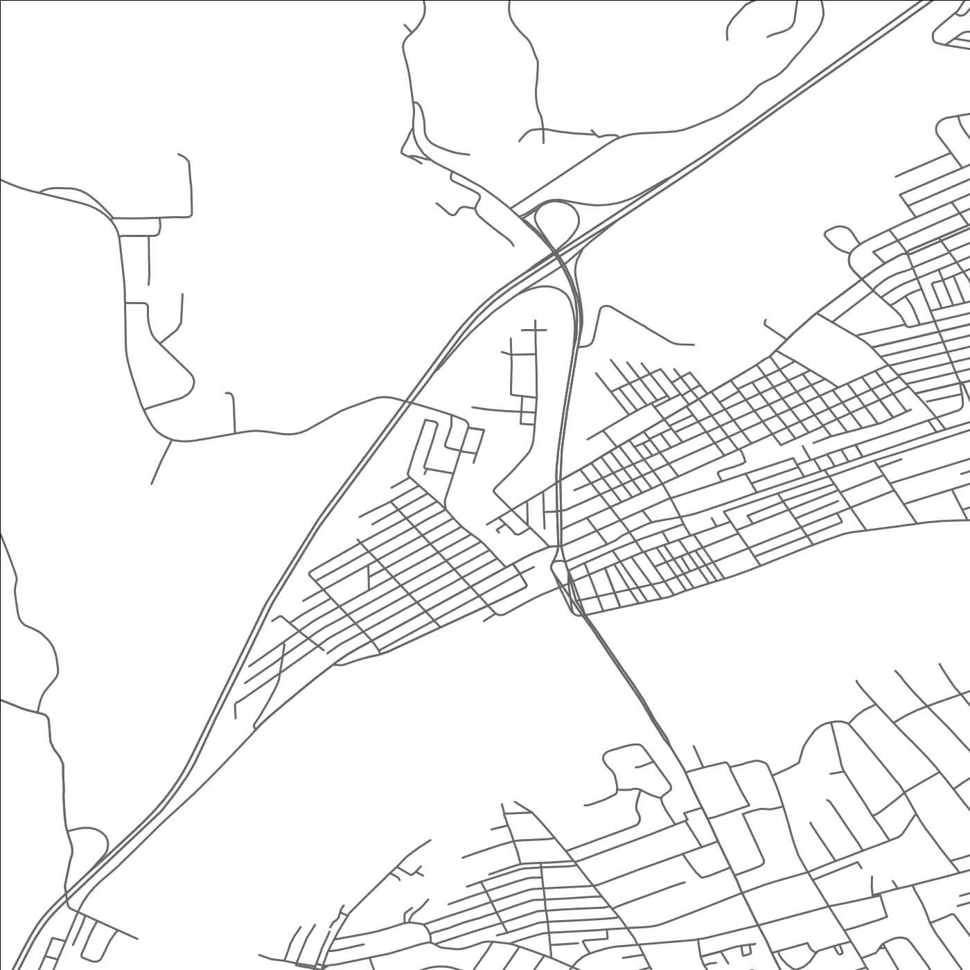 ROAD MAP OF TARENTUM, PENNSYLVANIA BY MAPBAKES