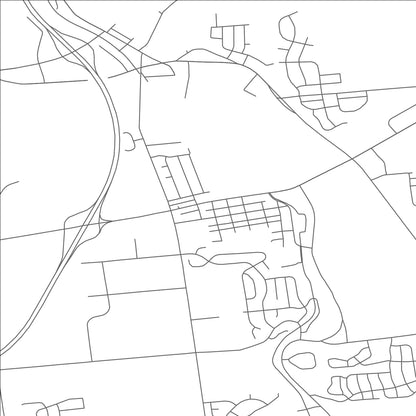 ROAD MAP OF TATAMY, PENNSYLVANIA BY MAPBAKES