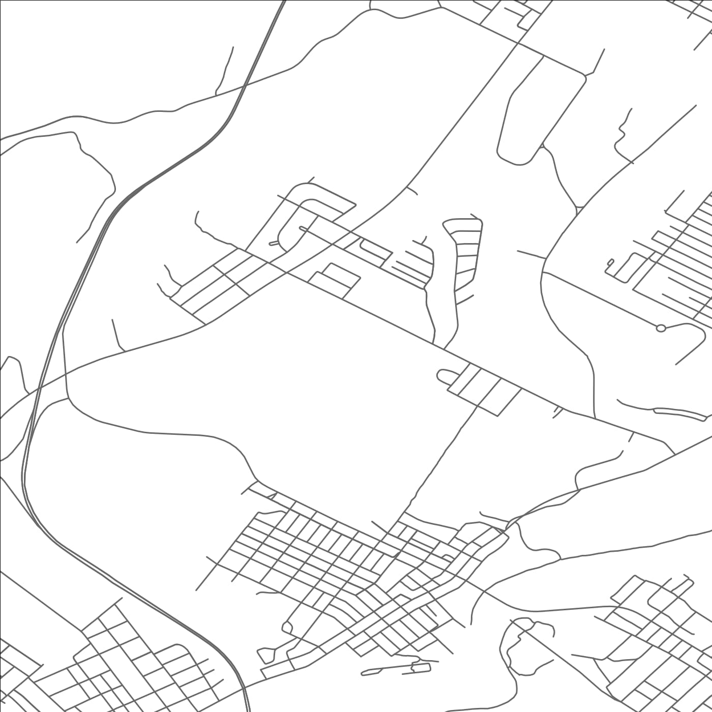 ROAD MAP OF TAYLOR, PENNSYLVANIA BY MAPBAKES