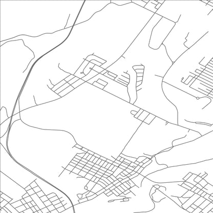 ROAD MAP OF TAYLOR, PENNSYLVANIA BY MAPBAKES