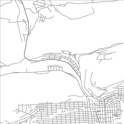 ROAD MAP OF THARPTOWN, PENNSYLVANIA BY MAPBAKES