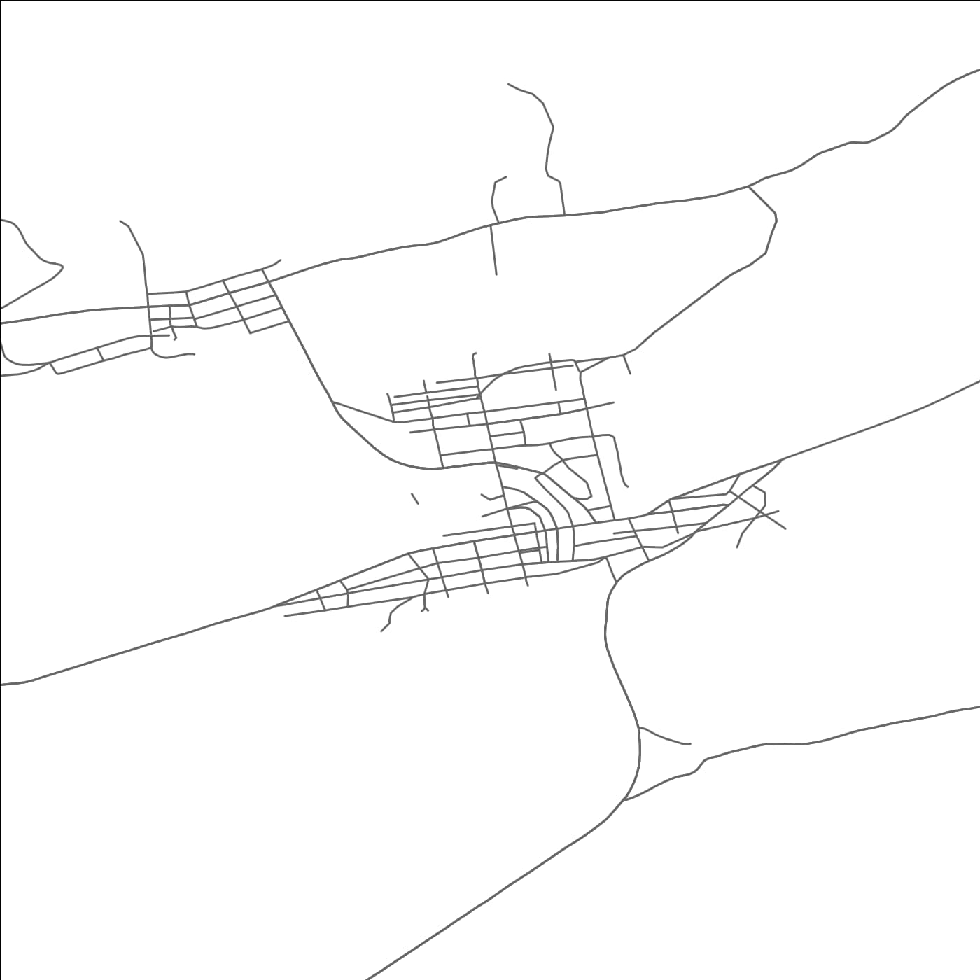 ROAD MAP OF TREMONT, PENNSYLVANIA BY MAPBAKES