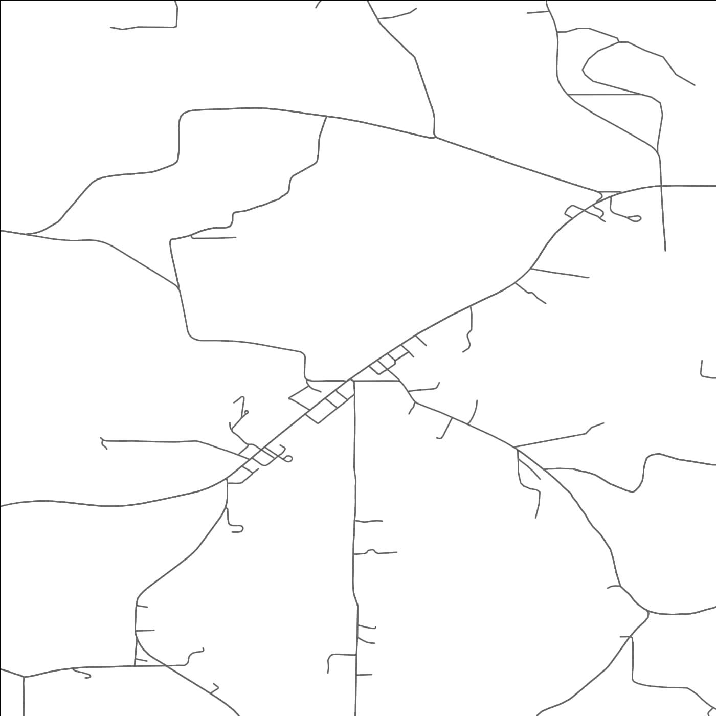 ROAD MAP OF TROUTVILLE, PENNSYLVANIA BY MAPBAKES