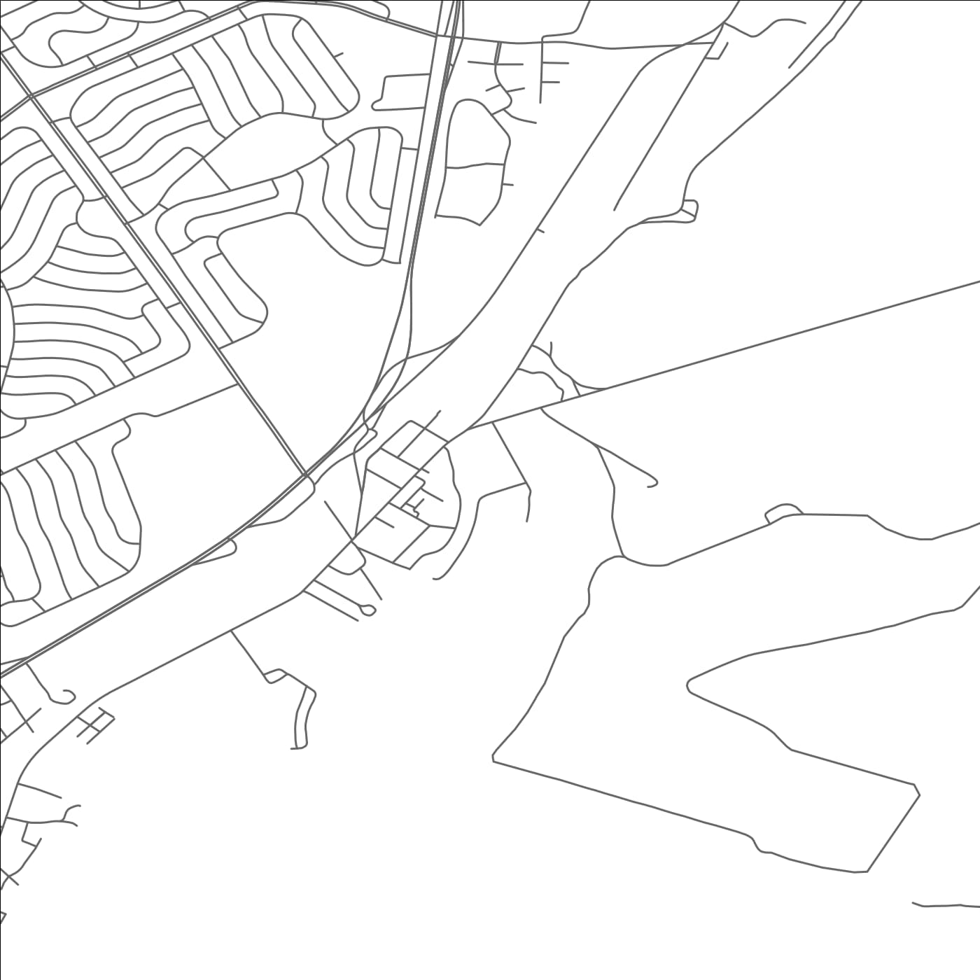 ROAD MAP OF TULLYTOWN, PENNSYLVANIA BY MAPBAKES