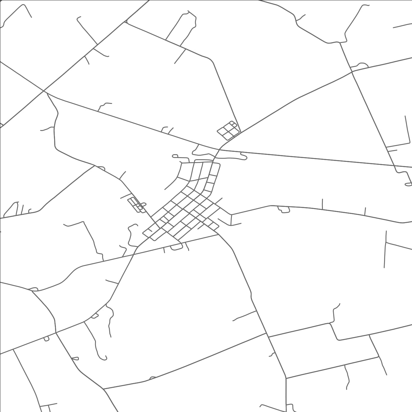 ROAD MAP OF TURBOTVILLE, PENNSYLVANIA BY MAPBAKES