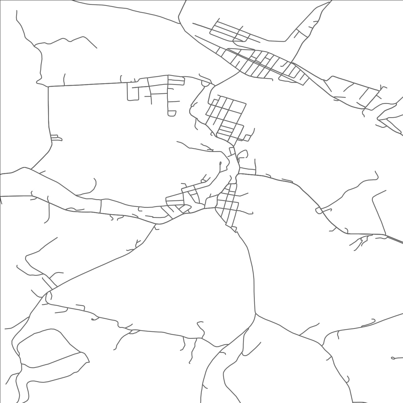 ROAD MAP OF VANDERBILT, PENNSYLVANIA BY MAPBAKES