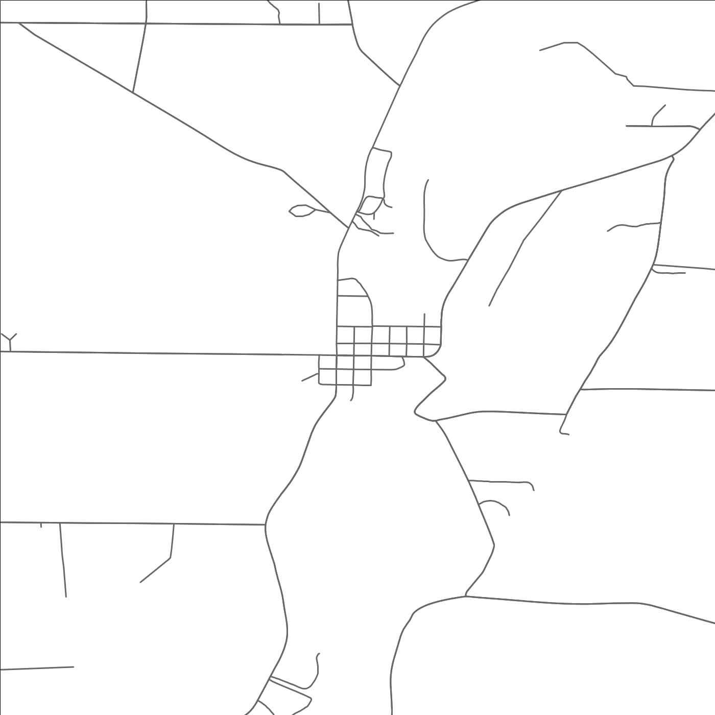 ROAD MAP OF VENANGO, PENNSYLVANIA BY MAPBAKES