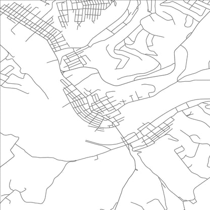 ROAD MAP OF VERSAILLES, PENNSYLVANIA BY MAPBAKES