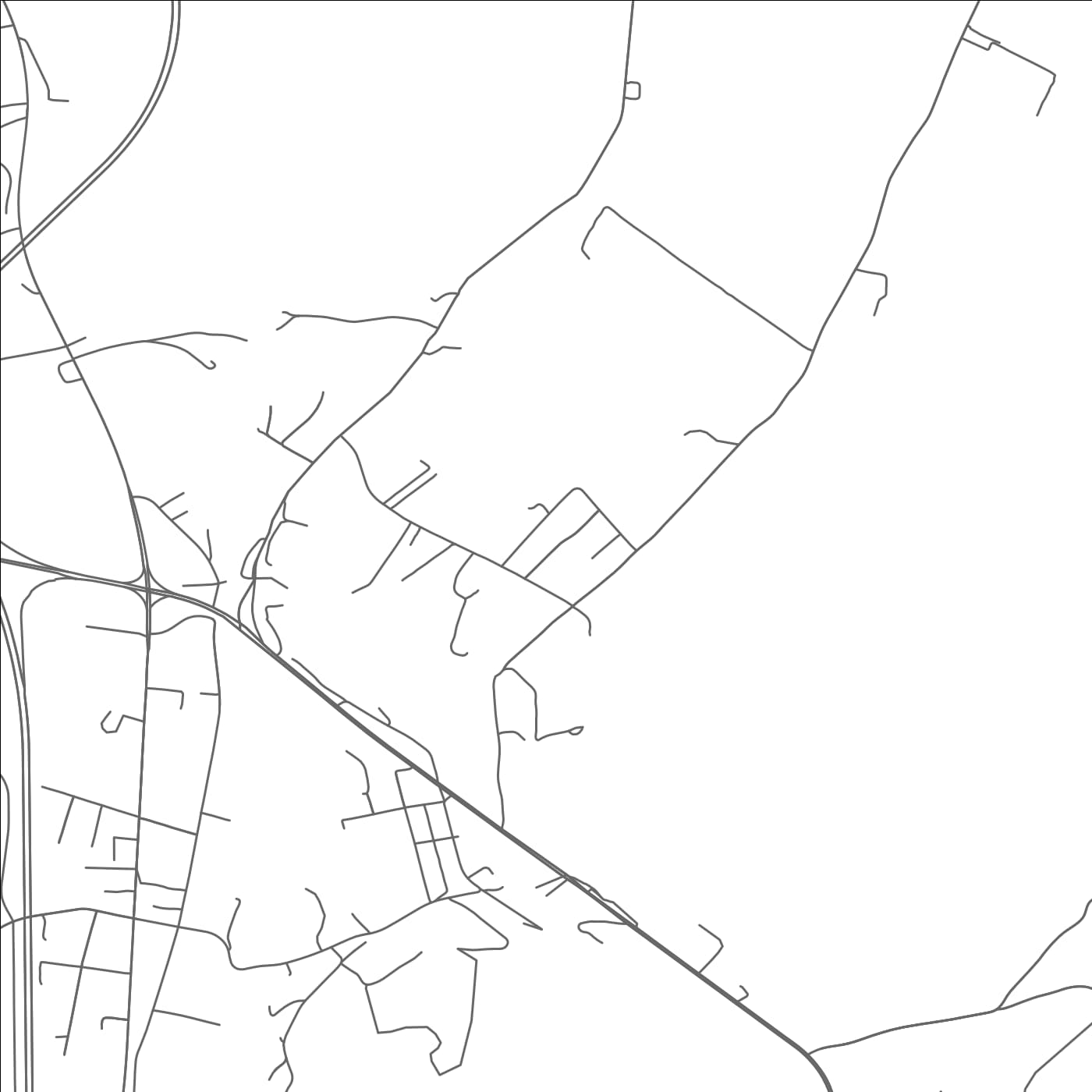 ROAD MAP OF VICKSBURG(UNION), PENNSYLVANIA BY MAPBAKES