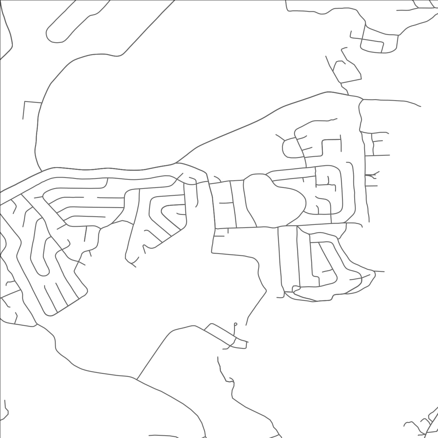 ROAD MAP OF WALLENPAUPACK LAKE ESTATES, PENNSYLVANIA BY MAPBAKES