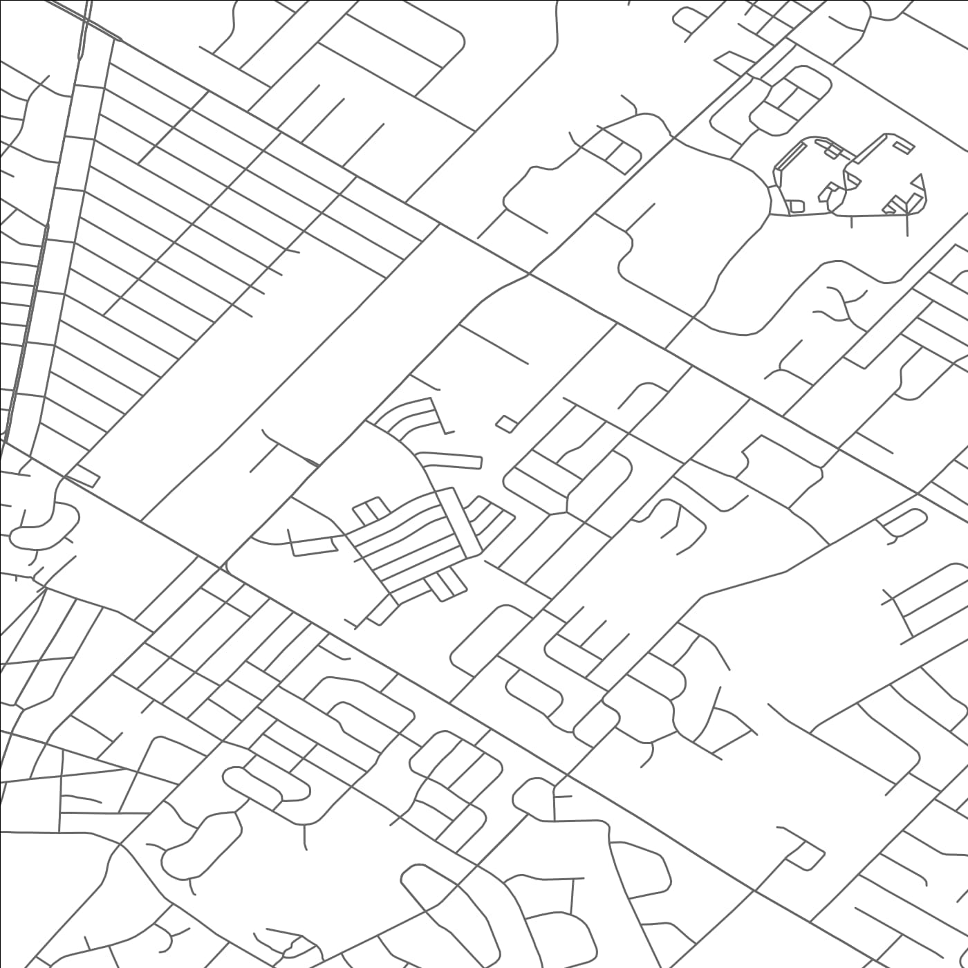 ROAD MAP OF WARMINSTER HEIGHTS, PENNSYLVANIA BY MAPBAKES