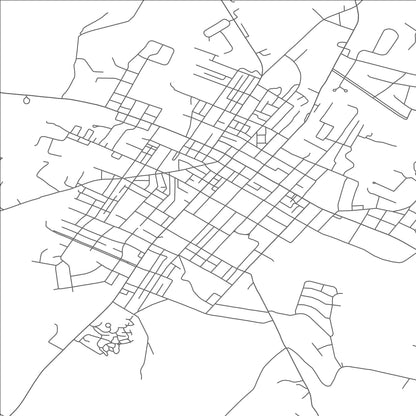 ROAD MAP OF WAYNESBORO, PENNSYLVANIA BY MAPBAKES