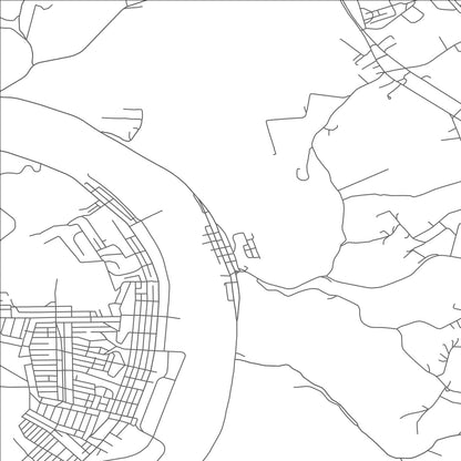 ROAD MAP OF WEBSTER, PENNSYLVANIA BY MAPBAKES