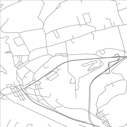 ROAD MAP OF WEISSPORT EAST, PENNSYLVANIA BY MAPBAKES