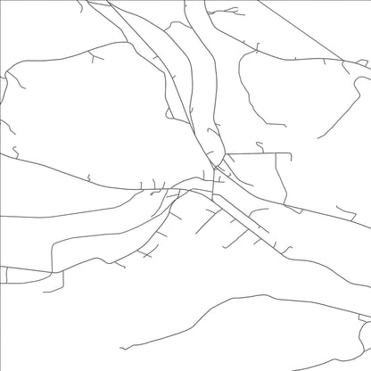 ROAD MAP OF WEST DECATUR, PENNSYLVANIA BY MAPBAKES