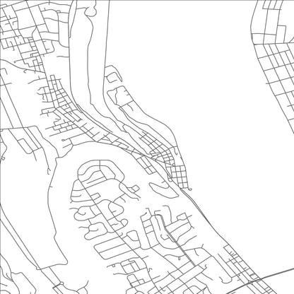 ROAD MAP OF WEST FAIRVIEW, PENNSYLVANIA BY MAPBAKES