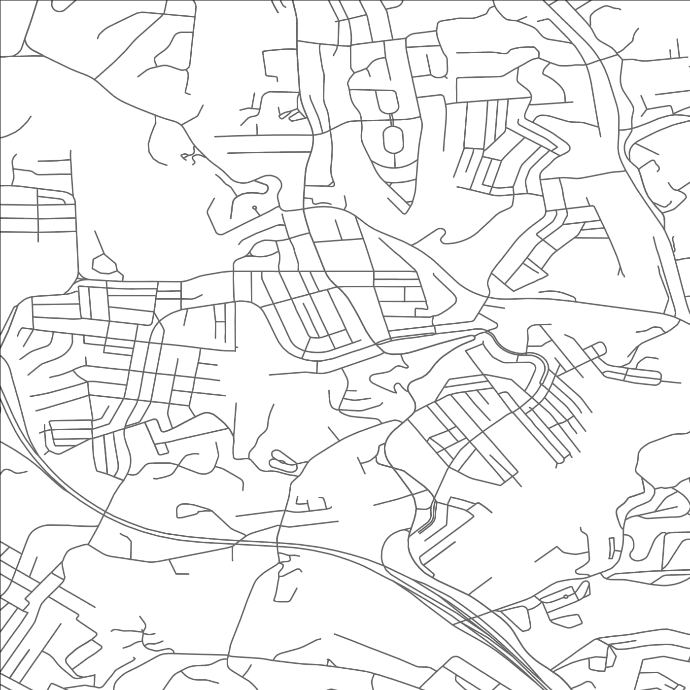 ROAD MAP OF WEST VIEW, PENNSYLVANIA BY MAPBAKES