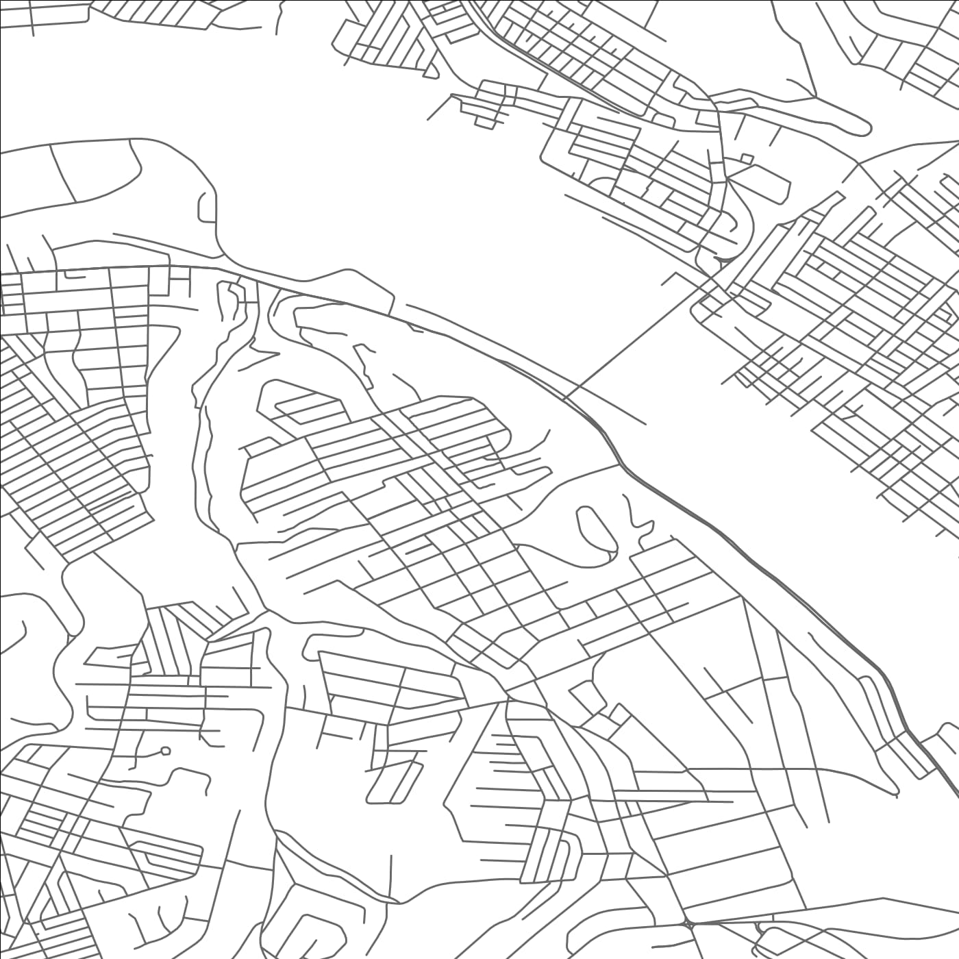 ROAD MAP OF WHITAKER, PENNSYLVANIA BY MAPBAKES