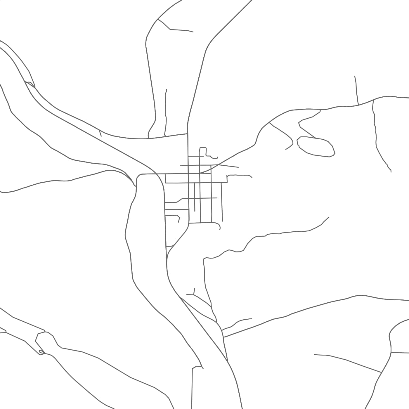 ROAD MAP OF WILCOX, PENNSYLVANIA BY MAPBAKES