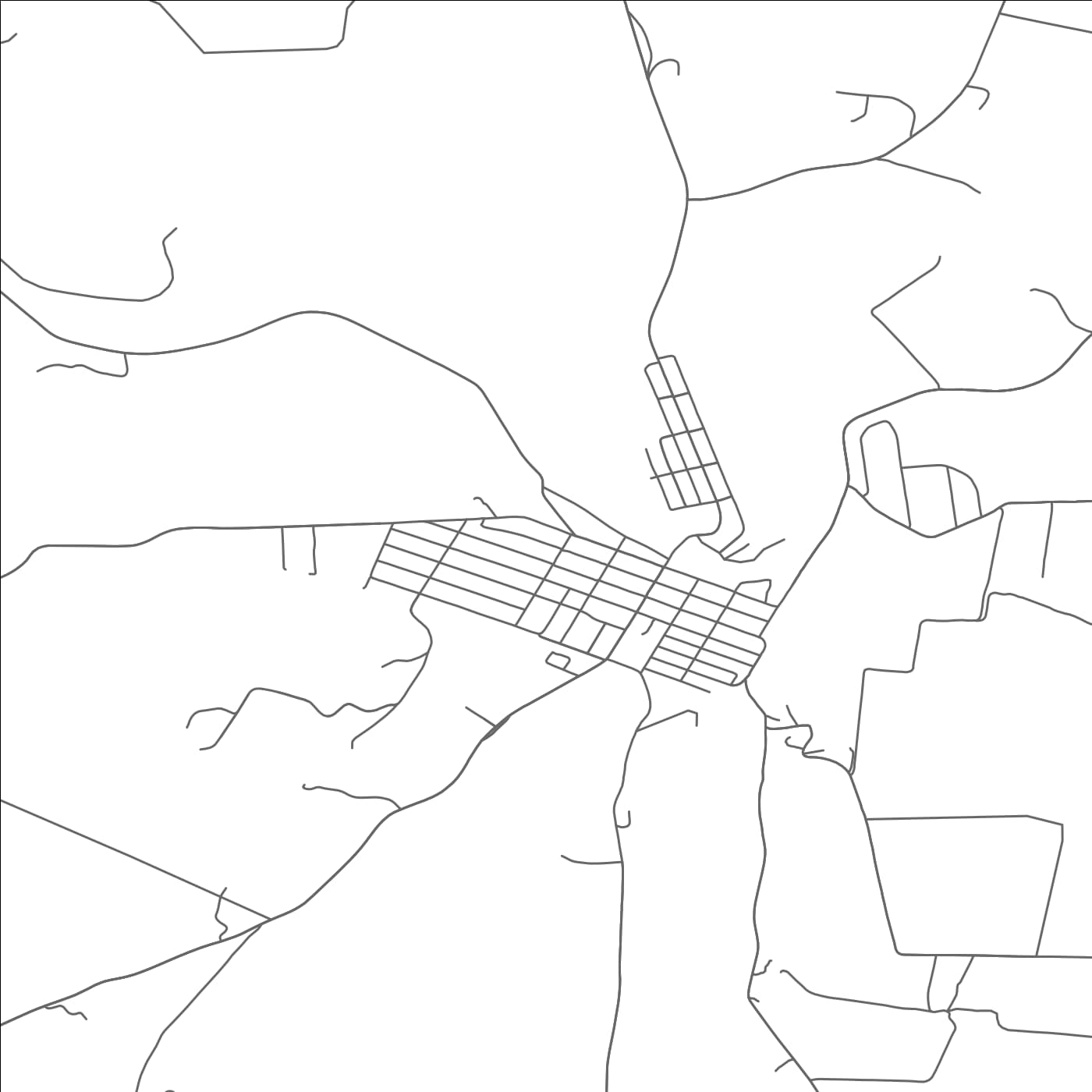 ROAD MAP OF WILLIAMSBURG, PENNSYLVANIA BY MAPBAKES