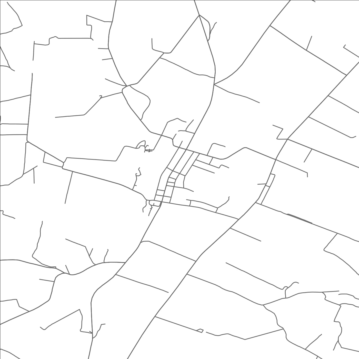 ROAD MAP OF WOODBURY, PENNSYLVANIA BY MAPBAKES