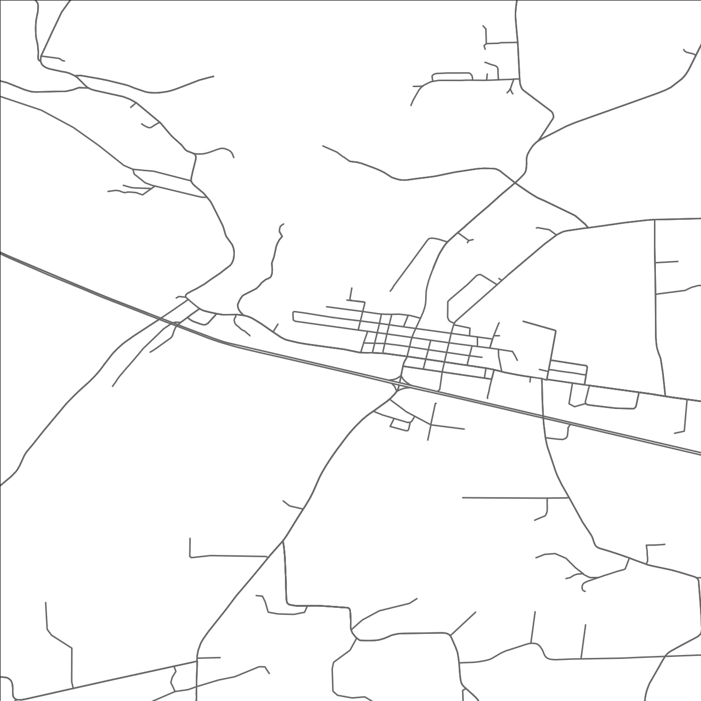 ROAD MAP OF WORTHINGTON, PENNSYLVANIA BY MAPBAKES