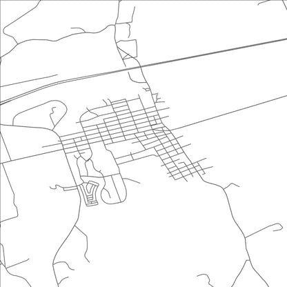 ROAD MAP OF WRIGHTSVILLE, PENNSYLVANIA BY MAPBAKES