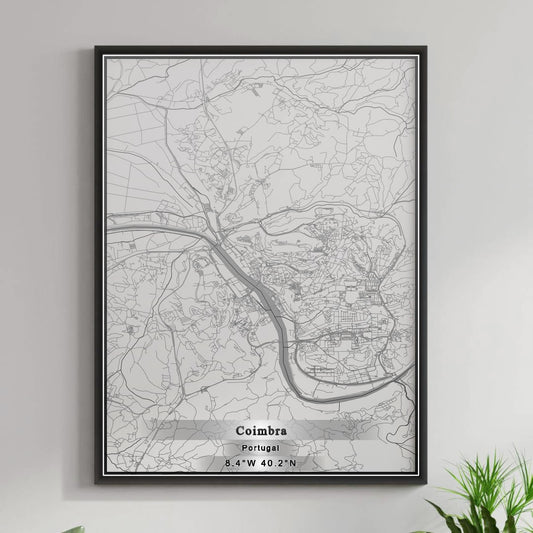 ROAD MAP OF COIMBRA, PORTUGAL BY MAPBAKES