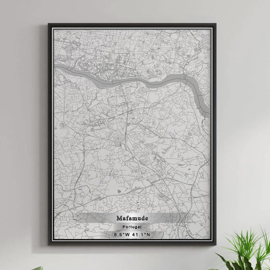 ROAD MAP OF MAFAMUDE, PORTUGAL BY MAPBAKES