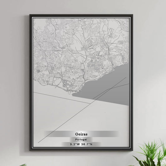 ROAD MAP OF OEIRAS, PORTUGAL BY MAPBAKES