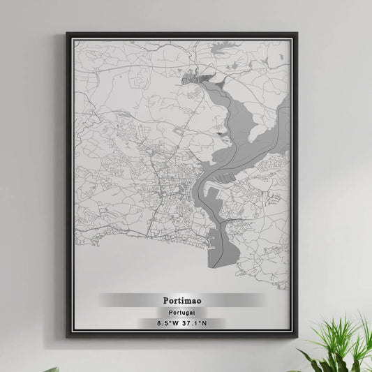 ROAD MAP OF PORTIMAO, PORTUGAL BY MAPBAKES