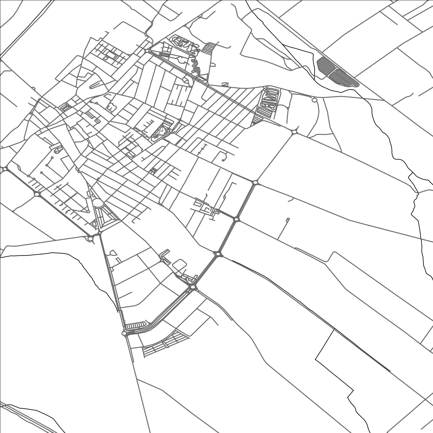 ROAD MAP OF ALMEIRIM, PORTUGAL BY MAPBAKES