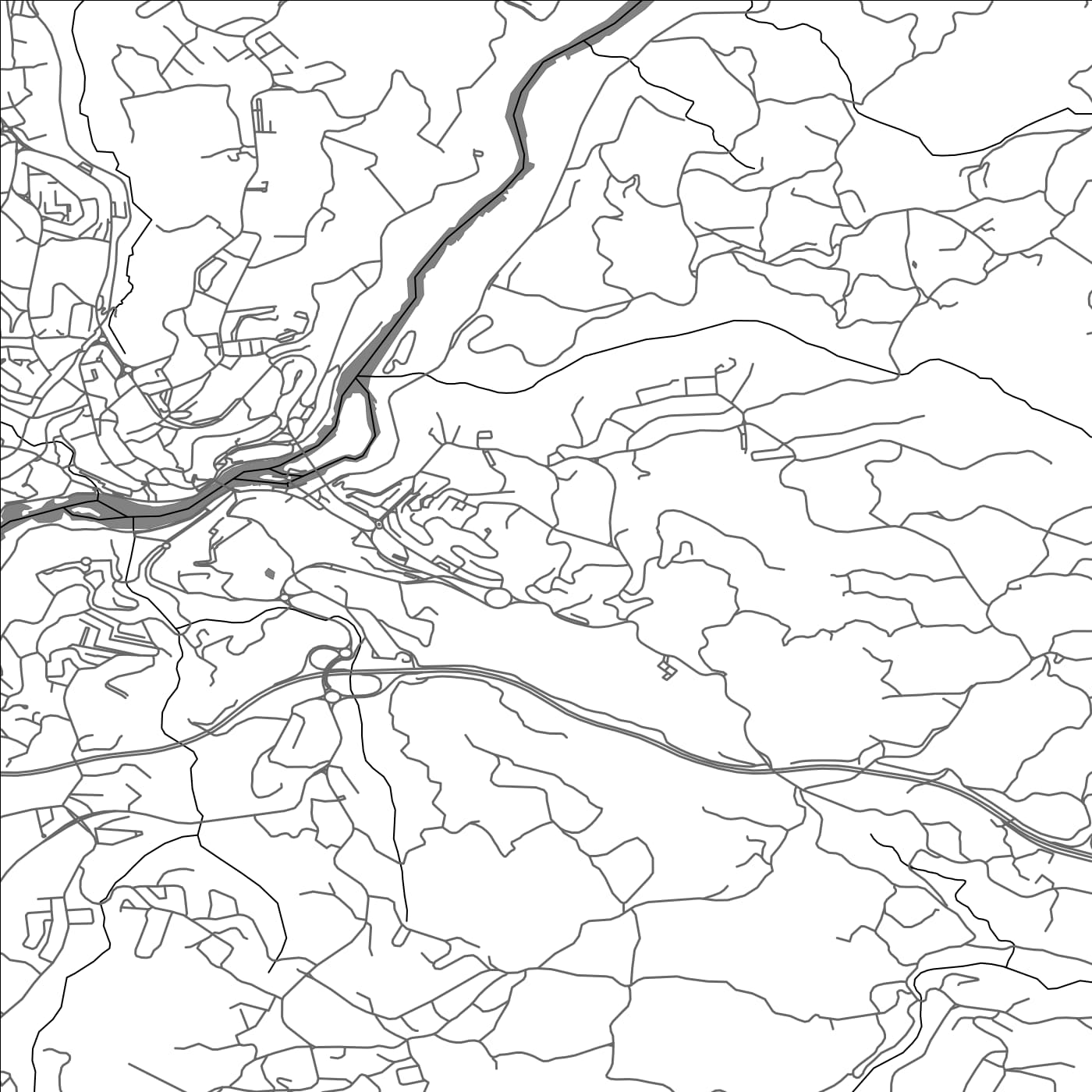 ROAD MAP OF AMARANTE, PORTUGAL BY MAPBAKES